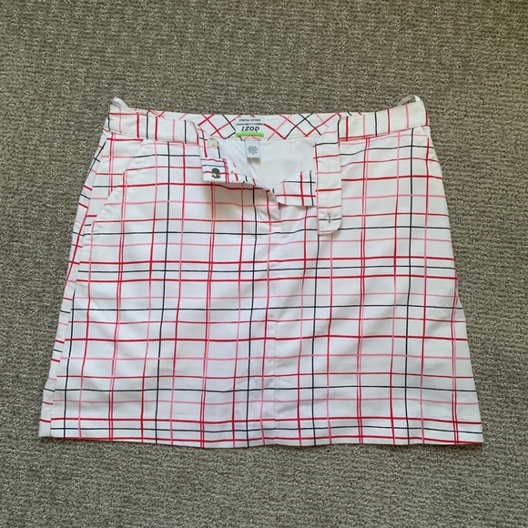 Izod skort with bright colors. - Picture 2 of 4